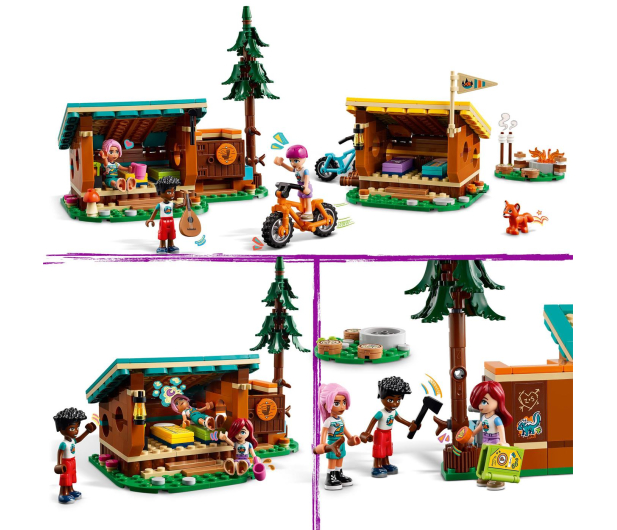 LEGO FRIENDS 42624 Przytulne domki na letnim obozie - 1248831 - zdjęcie 3